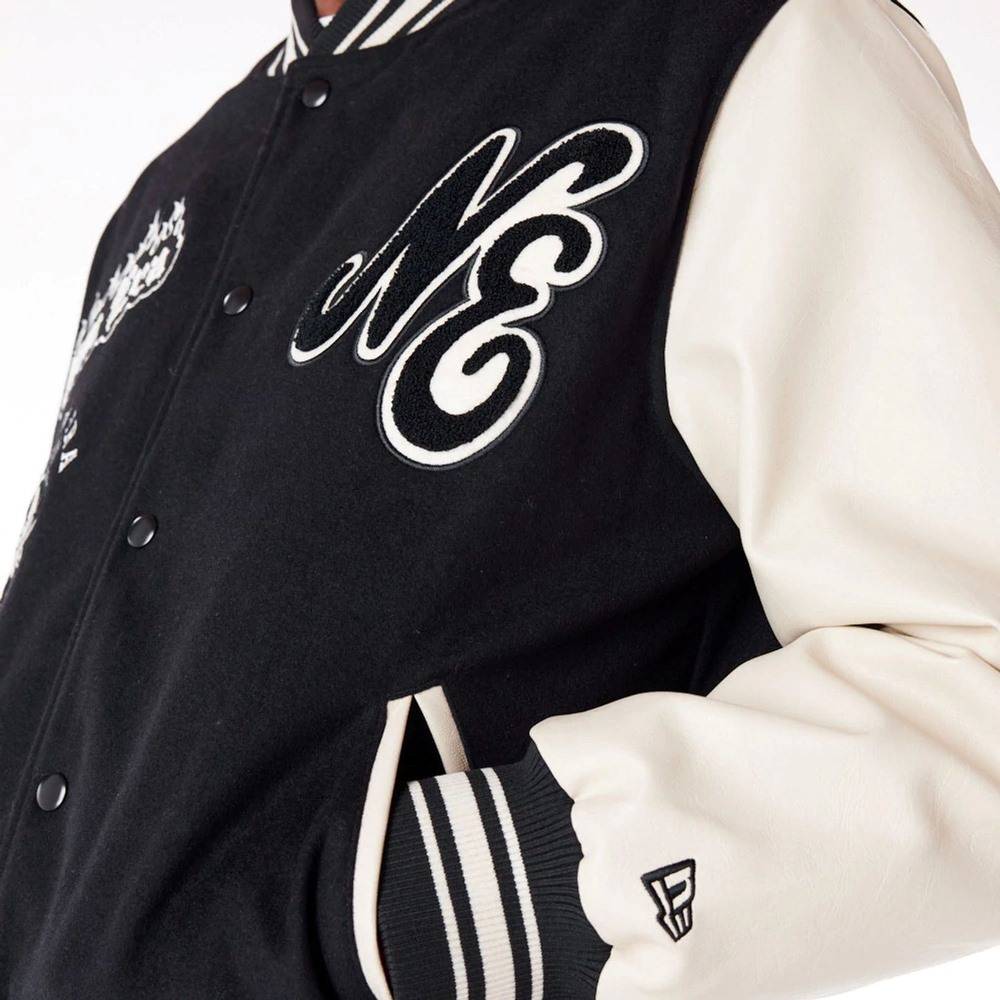 NEW ERA PATCH VARSITY JACKET - 60564817-HERO NEW ERA PATCH VARSITY JACKET - 60564817-HERO