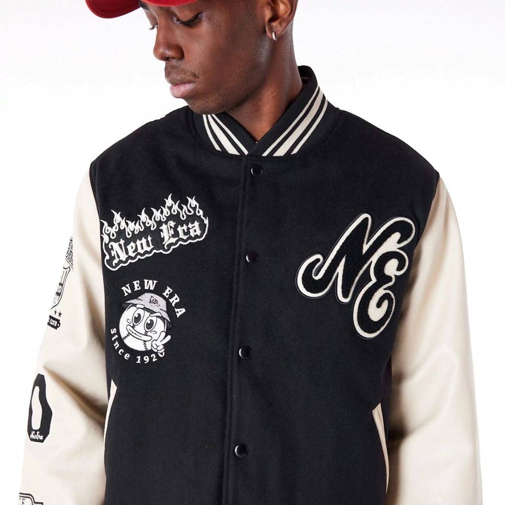 NEW ERA PATCH VARSITY JACKET