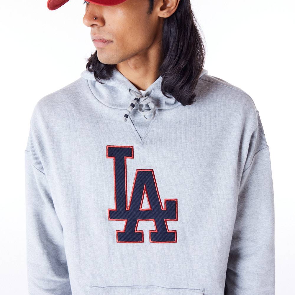 NEW ERA MLB RIB INFILL OVERSIZE HOODIE LOS ANGELES DODGERS