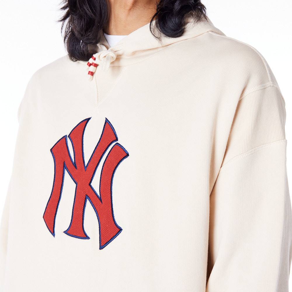 NEW ERA MLB RIB INFILL OVERSIZE HOODIE NEW YORK YANKEES