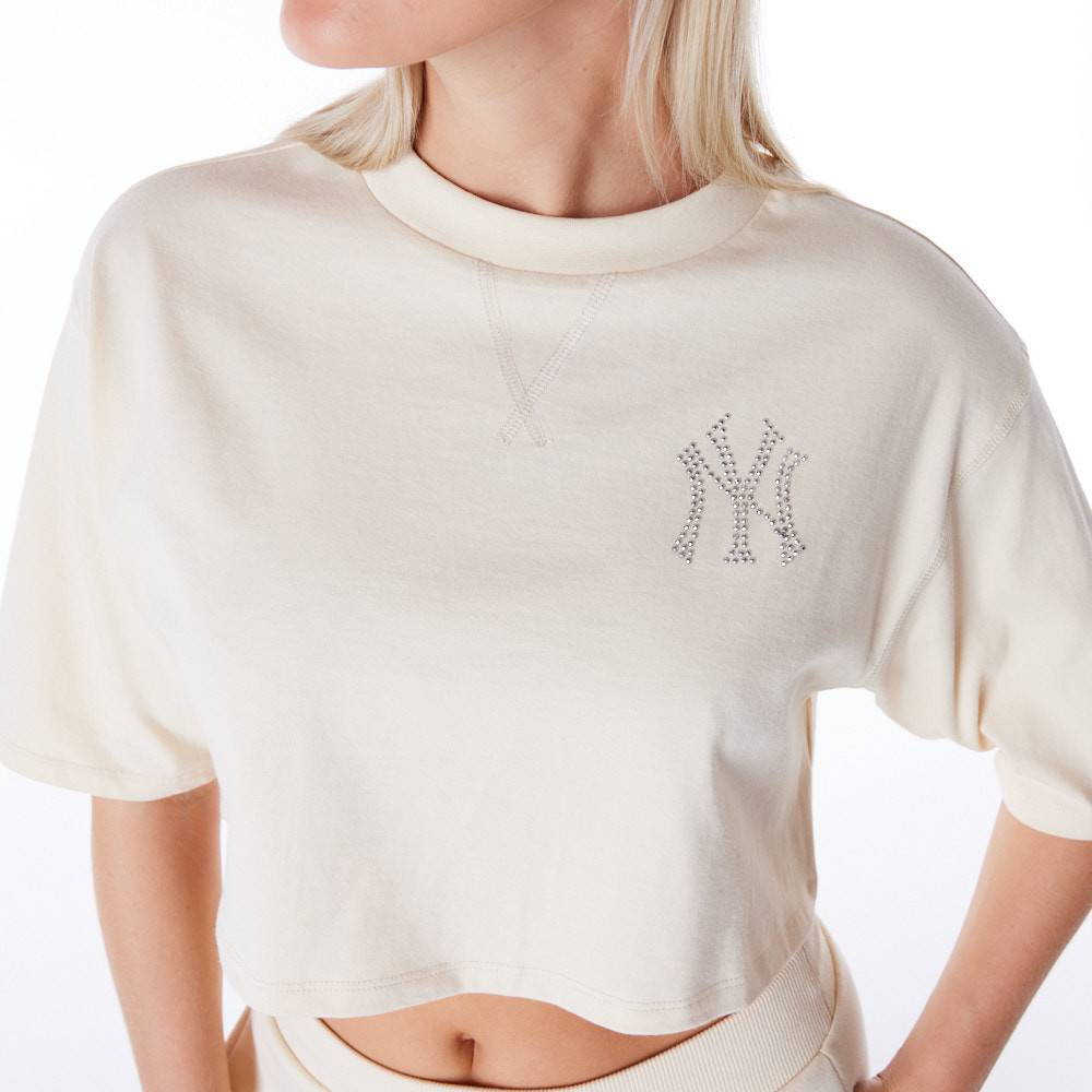 NEW ERA MLB DIAMANTE CROP TEE NEW YORK YANKEES