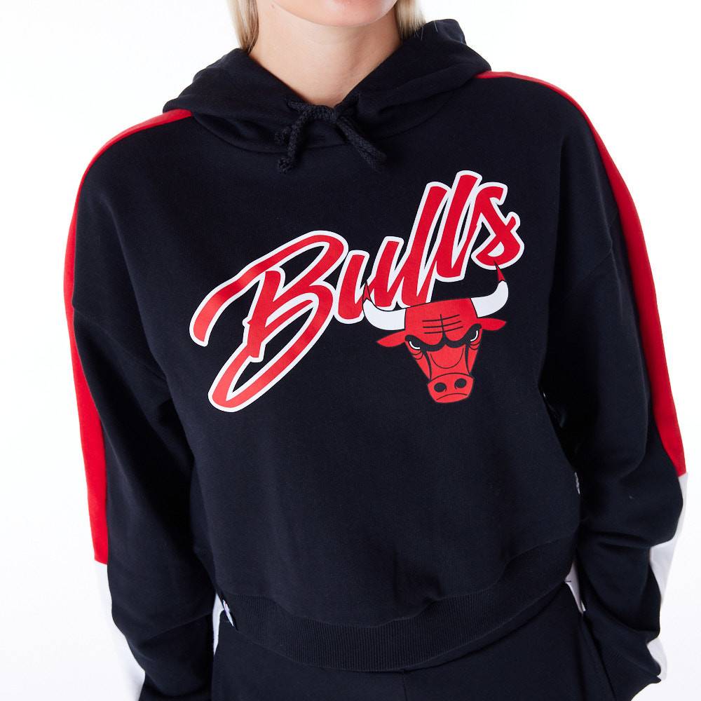 NEW ERA NBA COLOUR BLOCK HOODIE CHICAGO BULLS