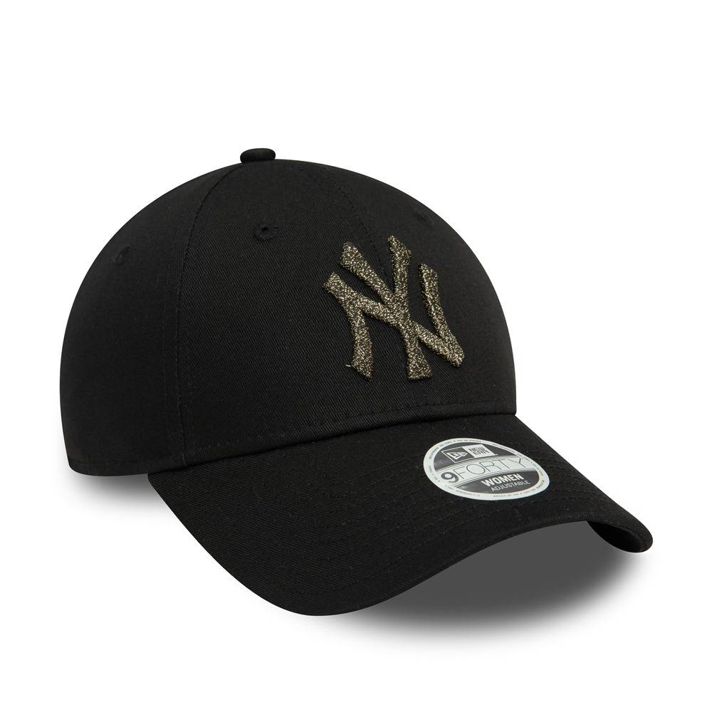 NEW ERA WMNS METALLIC LOGO 9FORTY NEW YORK YANKEES