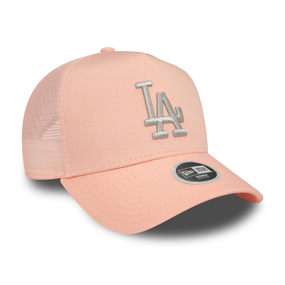 NEW ERA WMNS METALLIC TRUCKER LOS ANGELES DODGERS