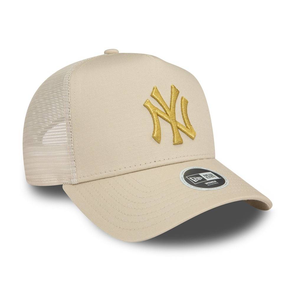 NEW ERA WMNS METALLIC TRUCKER NEW YORK YANKEES