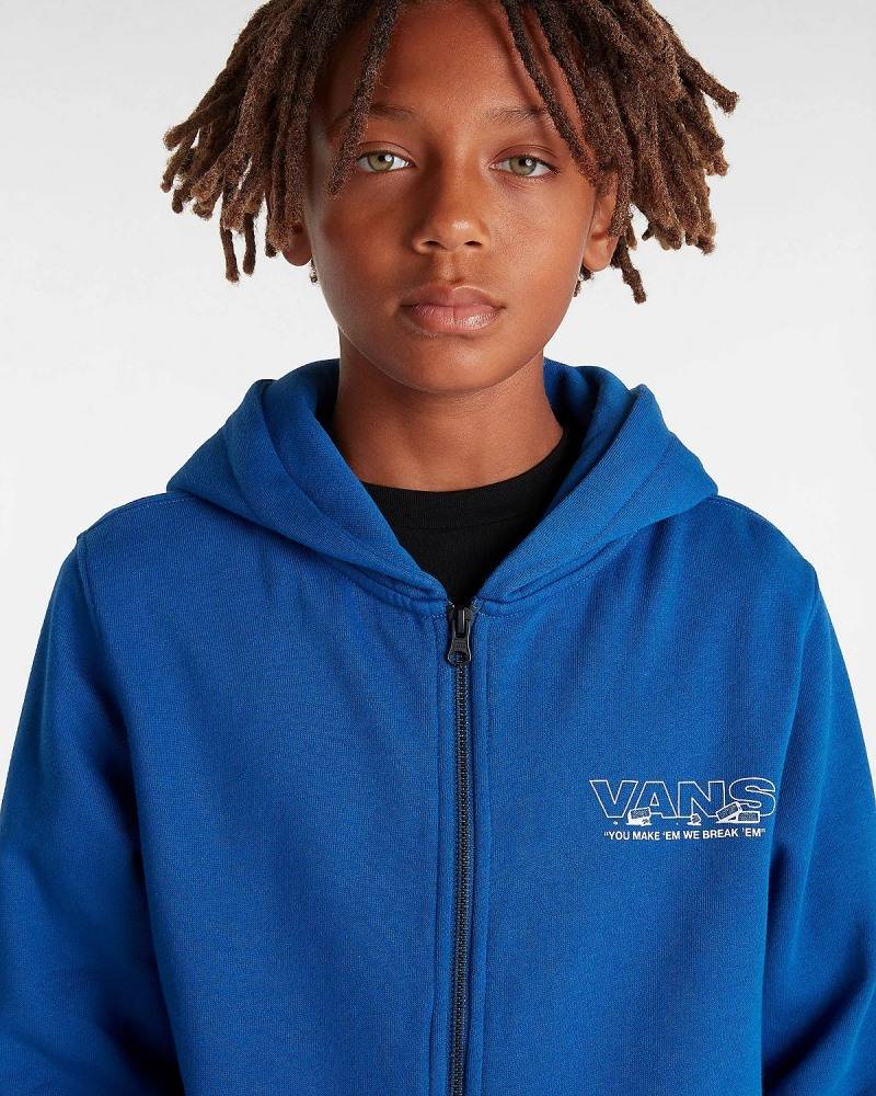 VANS BOYS BREAK MADE FULL ZIP HOODIE