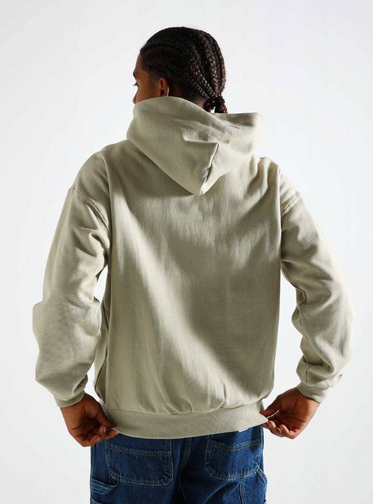 HUF LOGO APPLIQUE HOODED FLEECE