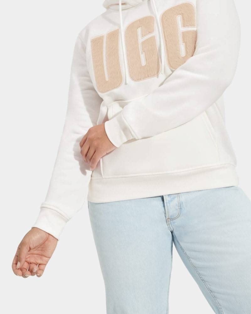 UGG REY UGGFLUFF LOGO HOODIE