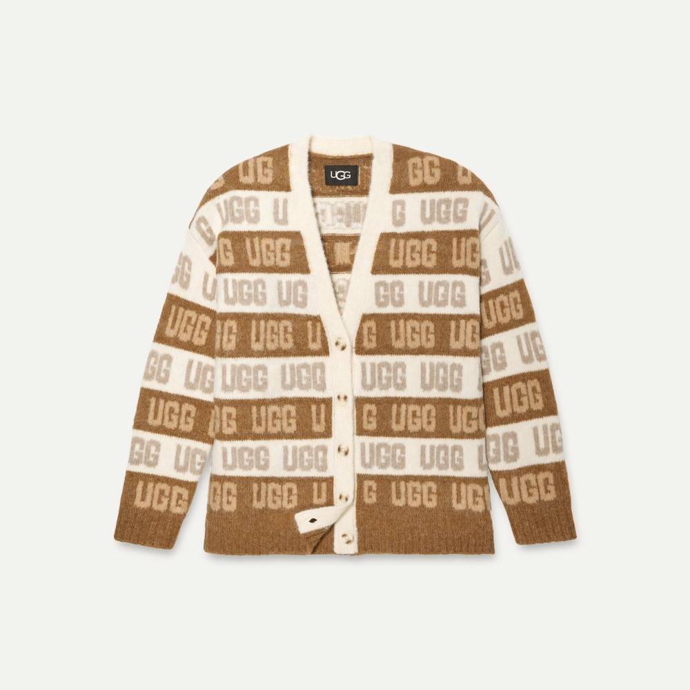 UGG UGG GRAPHIC LOGO CARDIGAN