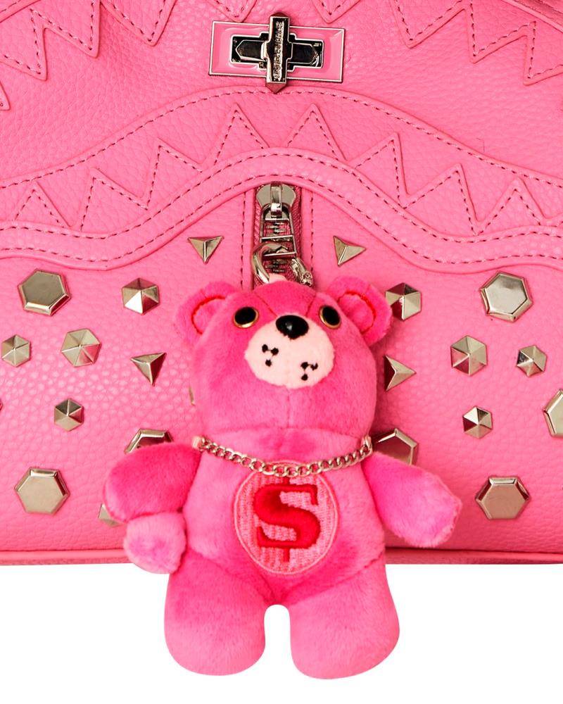 SPRAYGROUND ZIPPER PINK PUNK SHARK HANDBAG