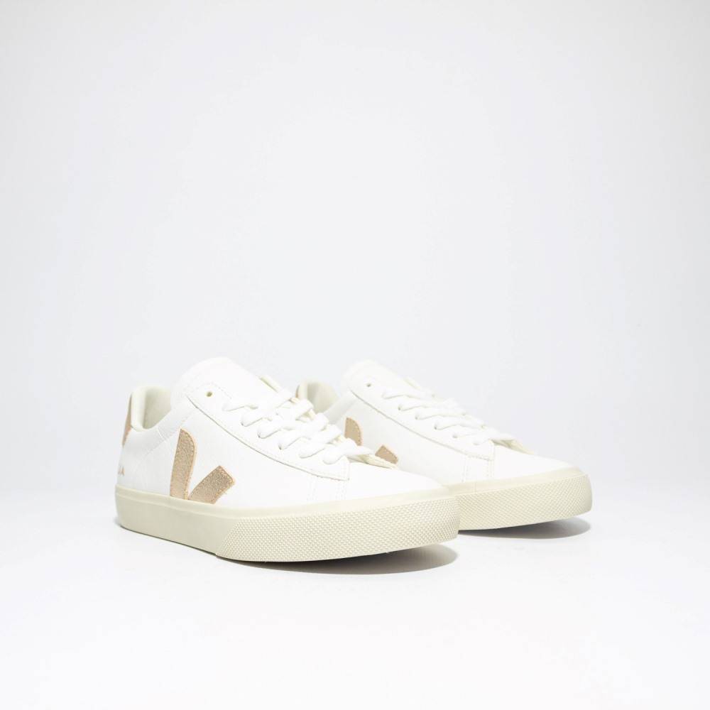 VEJA CAMPO CHROME-FREE LEATHER SNEAKERS