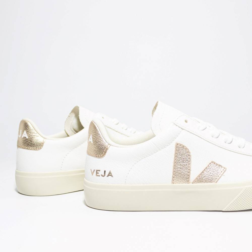 VEJA CAMPO CHROME-FREE LEATHER SNEAKERS