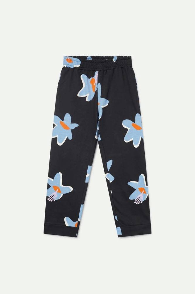 COMPANIA FANTASTICA GIRLS FLEECE TROUSERS WITH CALATEA FLOWER PRINT