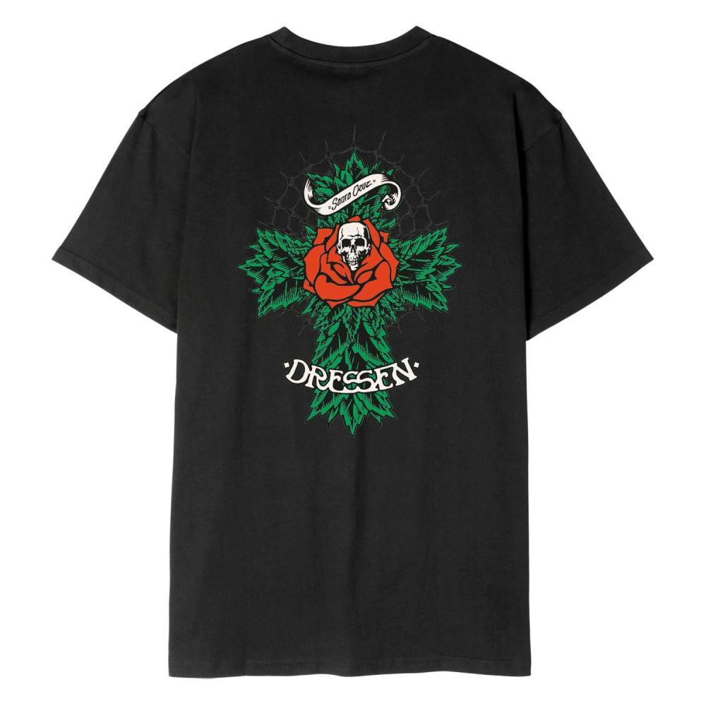 SANTA CRUZ DRESSEN ROSE CROSS 2 T-SHIRT