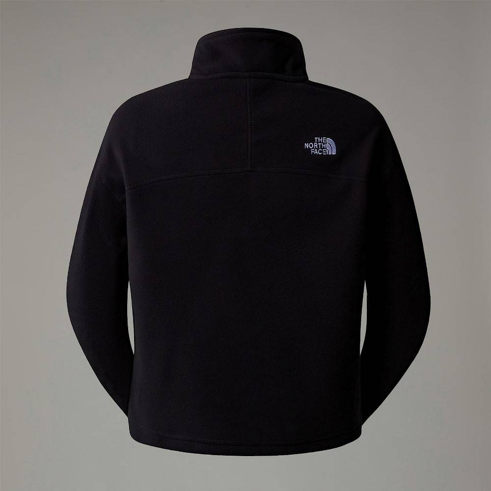 THE NORTH FACE WOMENS 100 GLACIER CROPPED 1/4 ZIP