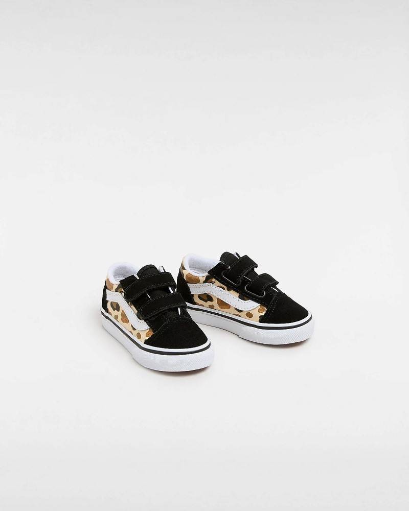 VANS TODDLER OLD SKOOL V CHECKERBOARD SHOE