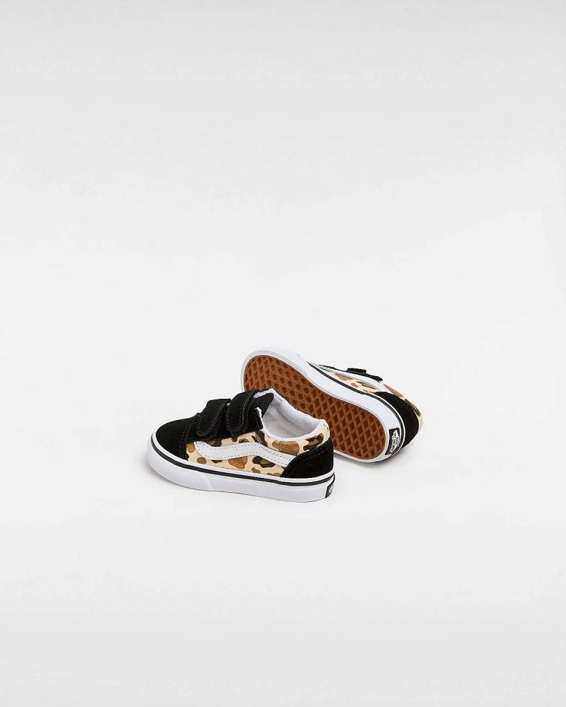 VANS TODDLER OLD SKOOL V CHECKERBOARD SHOE