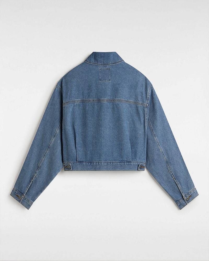 VANS WOMENS RAYNES DENIM CROP JACKET