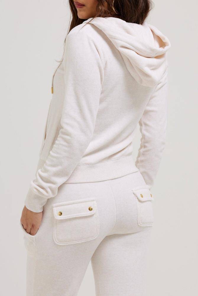 JUICY COUTURE GOLD CLASSIC VELOUR ROBERTSON HOODIE