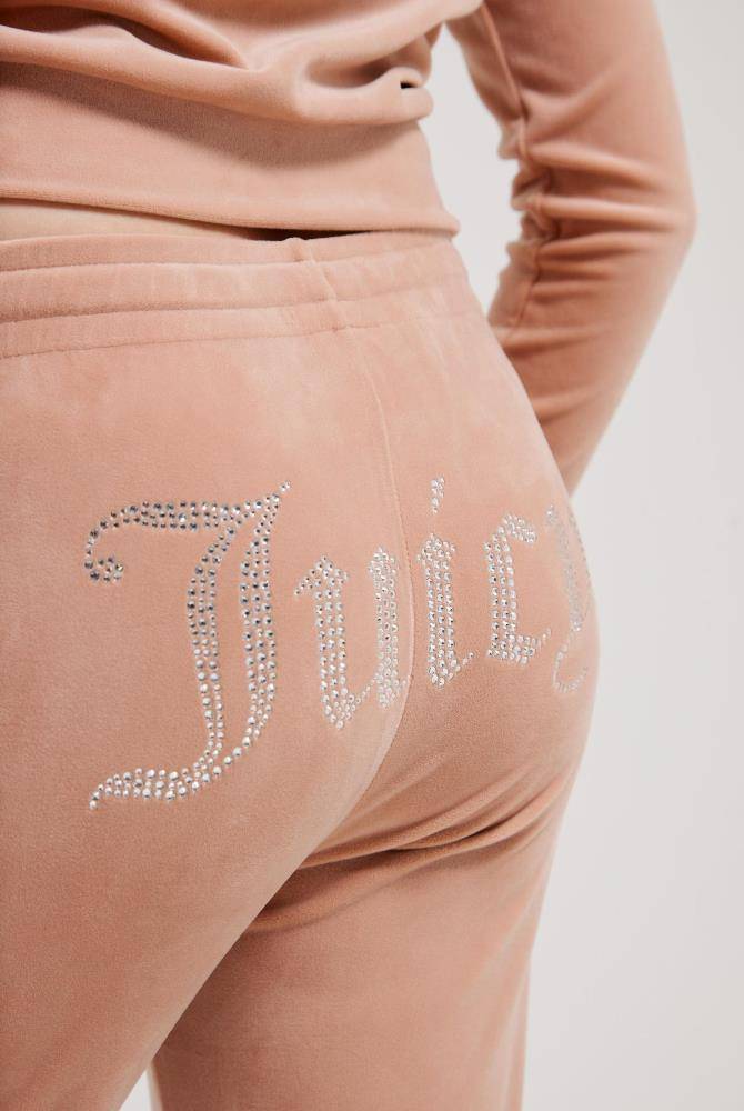 JUICY COUTURE JUICY COUTURE VELOUR DIAMANTE TINA PANT