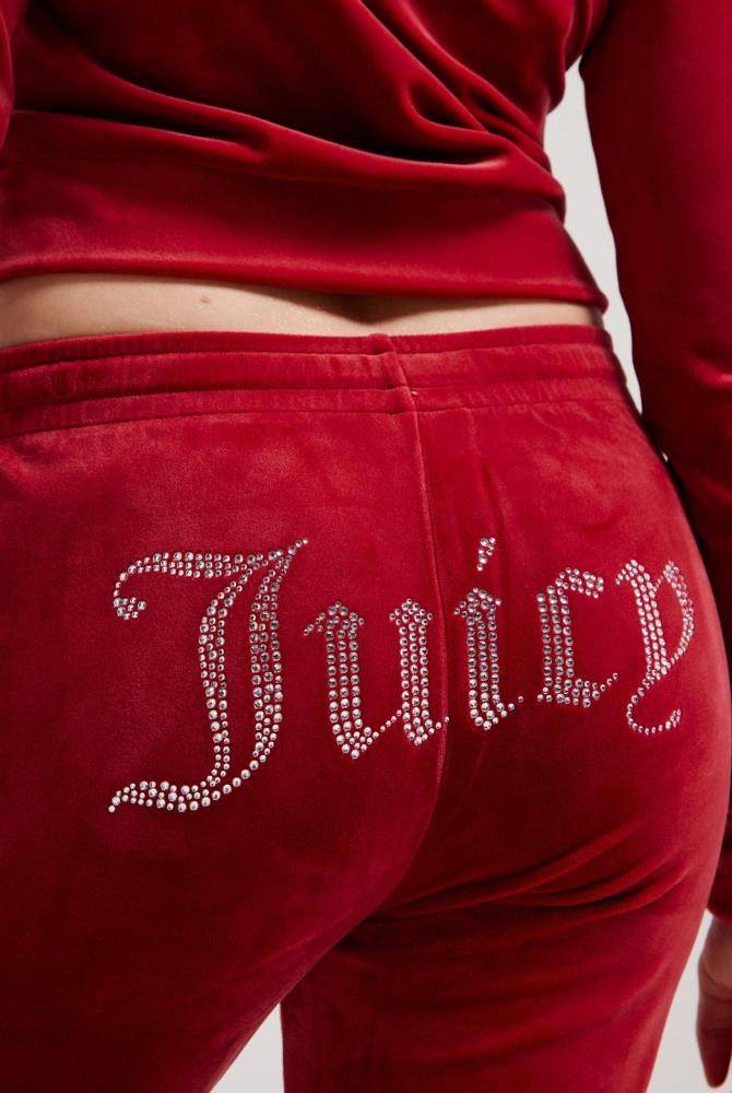 JUICY COUTURE JUICY COUTURE VELOUR DIAMANTE TINA PANT