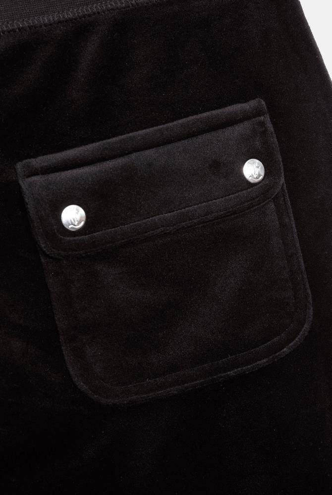JUICY COUTURE JEWELLED LOW RISE CLASSIC VELOUR LAYLA LOW RISE PANT