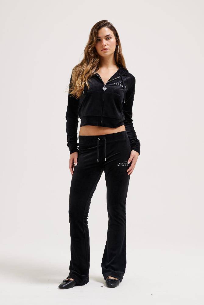 JUICY COUTURE REGAL DIAMANTE CLASSIC VELOUR LISA TRACKPANT