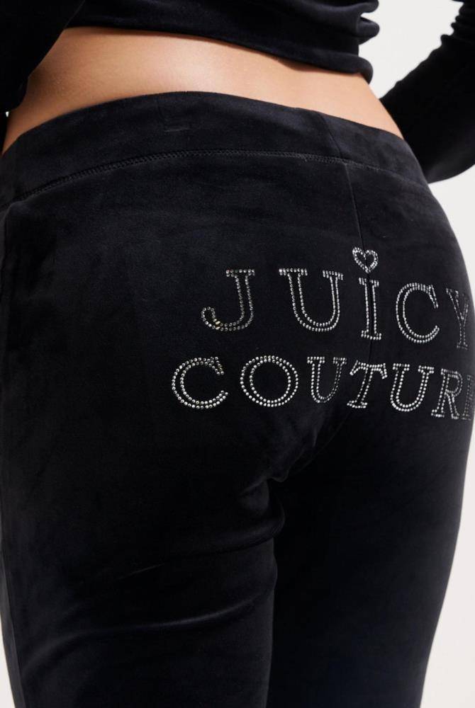 JUICY COUTURE REGAL DIAMANTE CLASSIC VELOUR LISA TRACKPANT