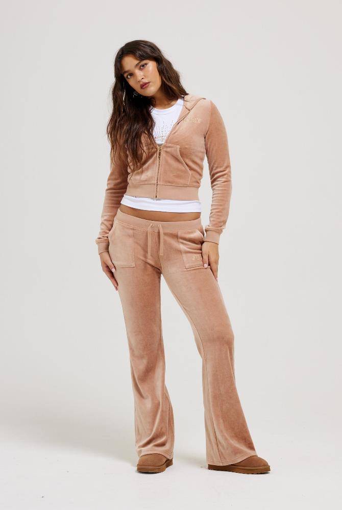 JUICY COUTURE HERITAGE CROWN CAISA LOW RISE PANT