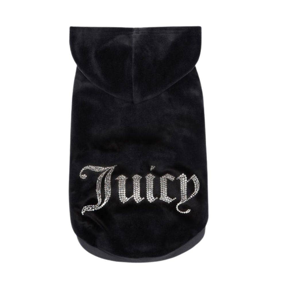 JUICY COUTURE TOTO DIAMANTE LOGO PET HOODIE