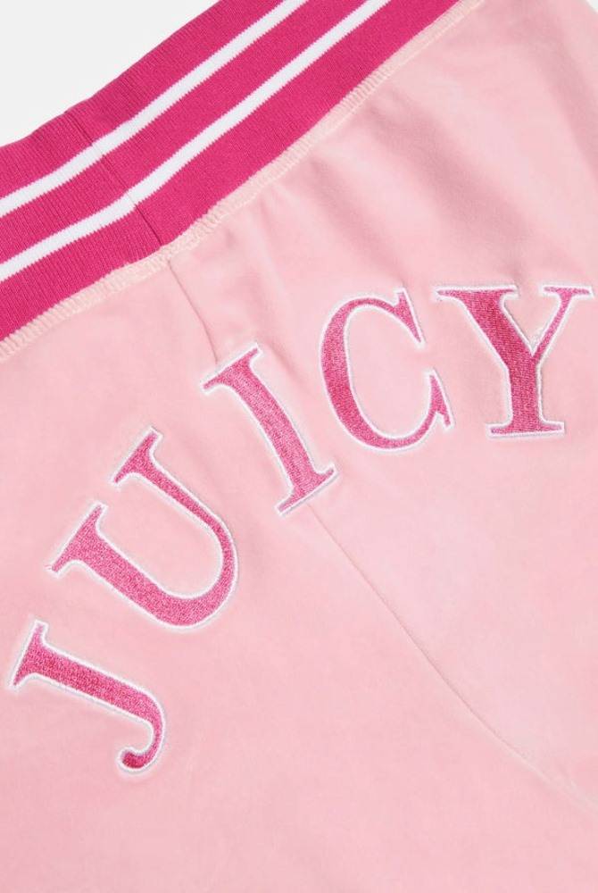 JUICY COUTURE COLLEGIATE KURT RECYCLED VELOUR TRACK PANTS