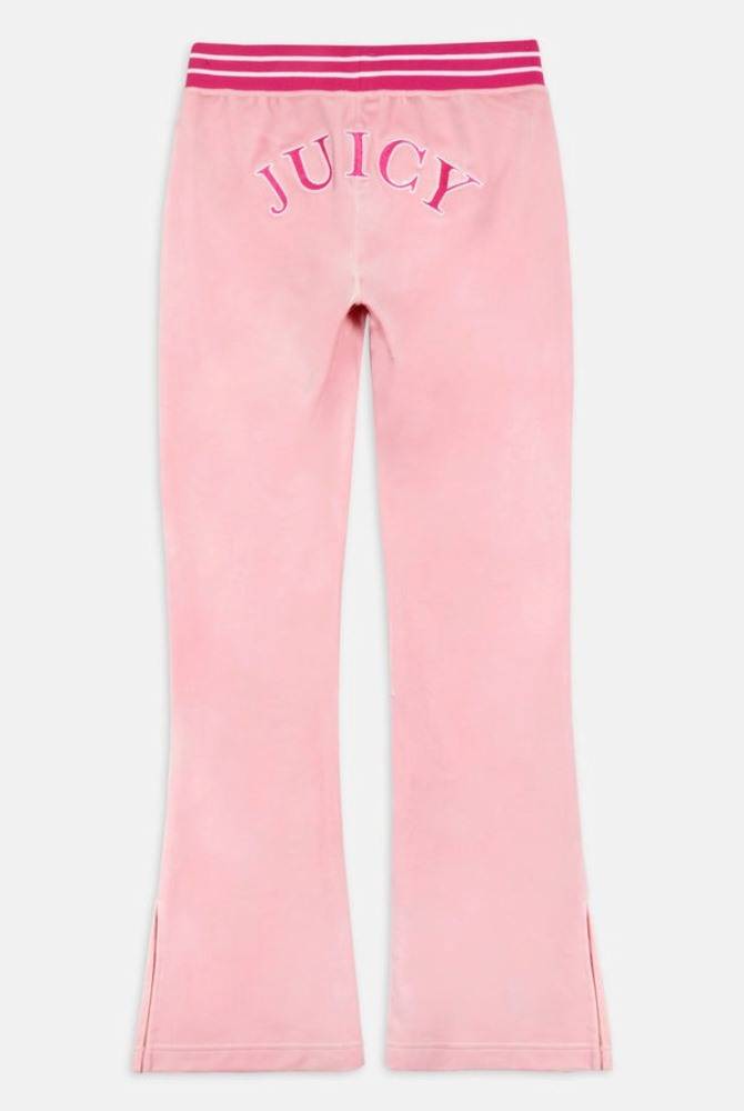 JUICY COUTURE COLLEGIATE KURT RECYCLED VELOUR TRACK PANTS
