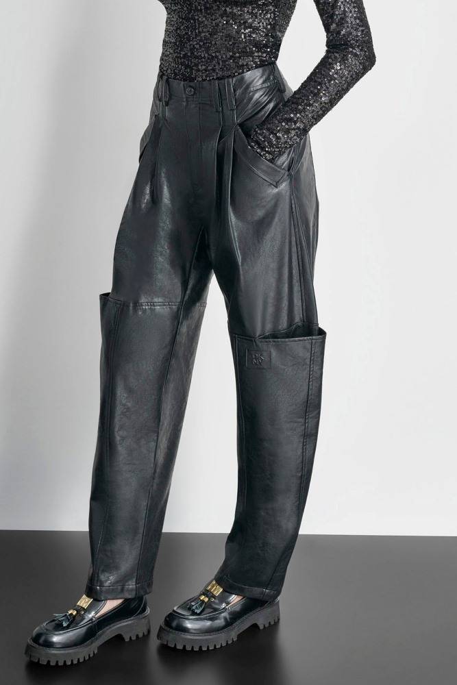 DKNY VEGAN PU PANTS