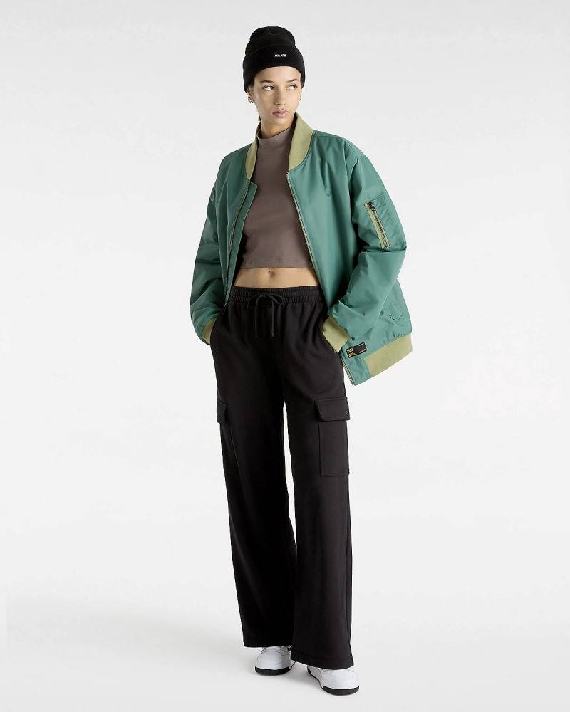 VANS WOMENS MINI MOCK NECK LONG SLEEVE TOP