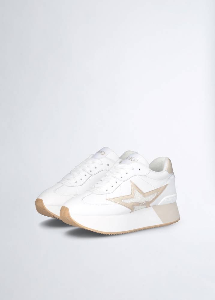 LIU JO DREAMY 03 - LEATHER SNEAKERS