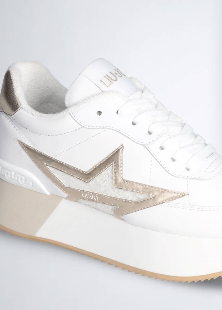 LIU JO DREAMY 03 - LEATHER SNEAKERS