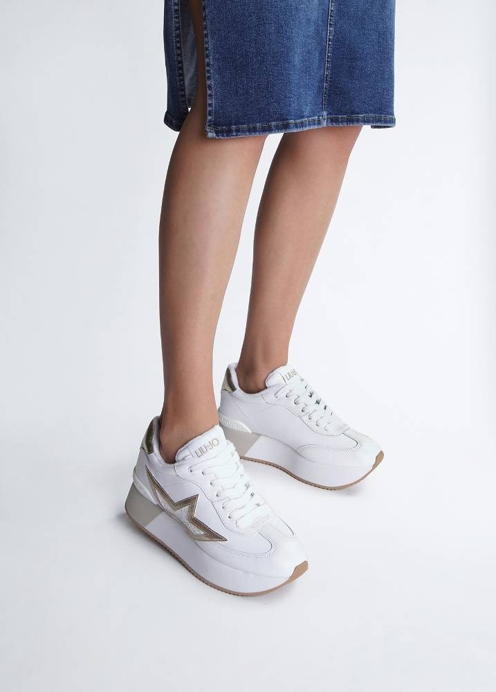 LIU JO DREAMY 03 - LEATHER SNEAKERS