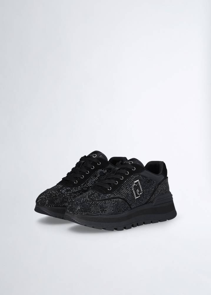 LIU JO AMAZING 23 - ALL OVER RHINESTONES SNEAKER