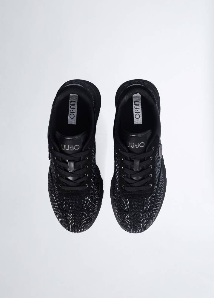LIU JO AMAZING 23 - ALL OVER RHINESTONES SNEAKER