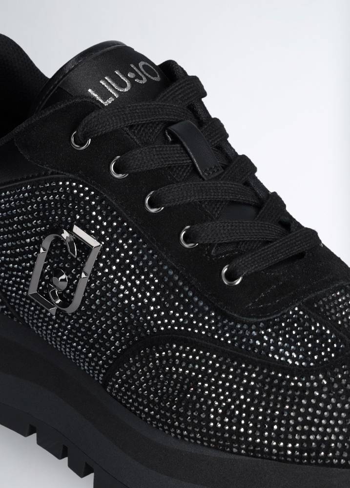 LIU JO AMAZING 23 - ALL OVER RHINESTONES SNEAKER