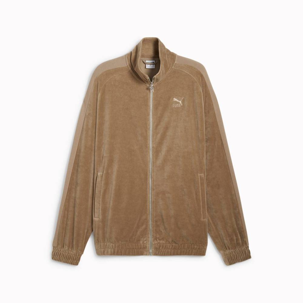 PUMA T7 OVERSIZED VELOUR TRACK JACKET