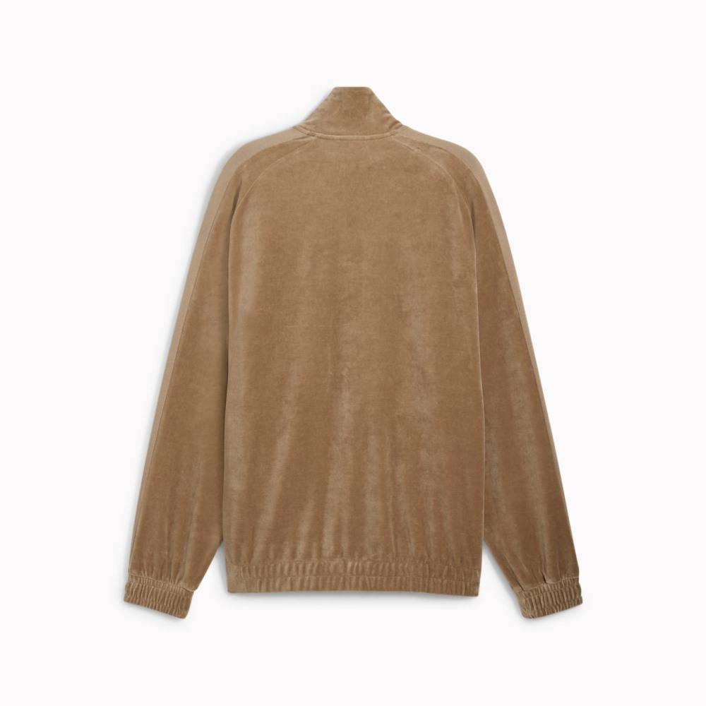 PUMA T7 OVERSIZED VELOUR TRACK JACKET