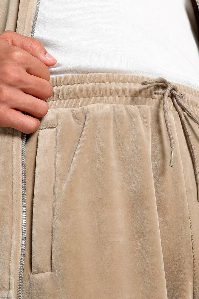 PUMA T7 OVERSIZED VELOUR TRACK PANTS
