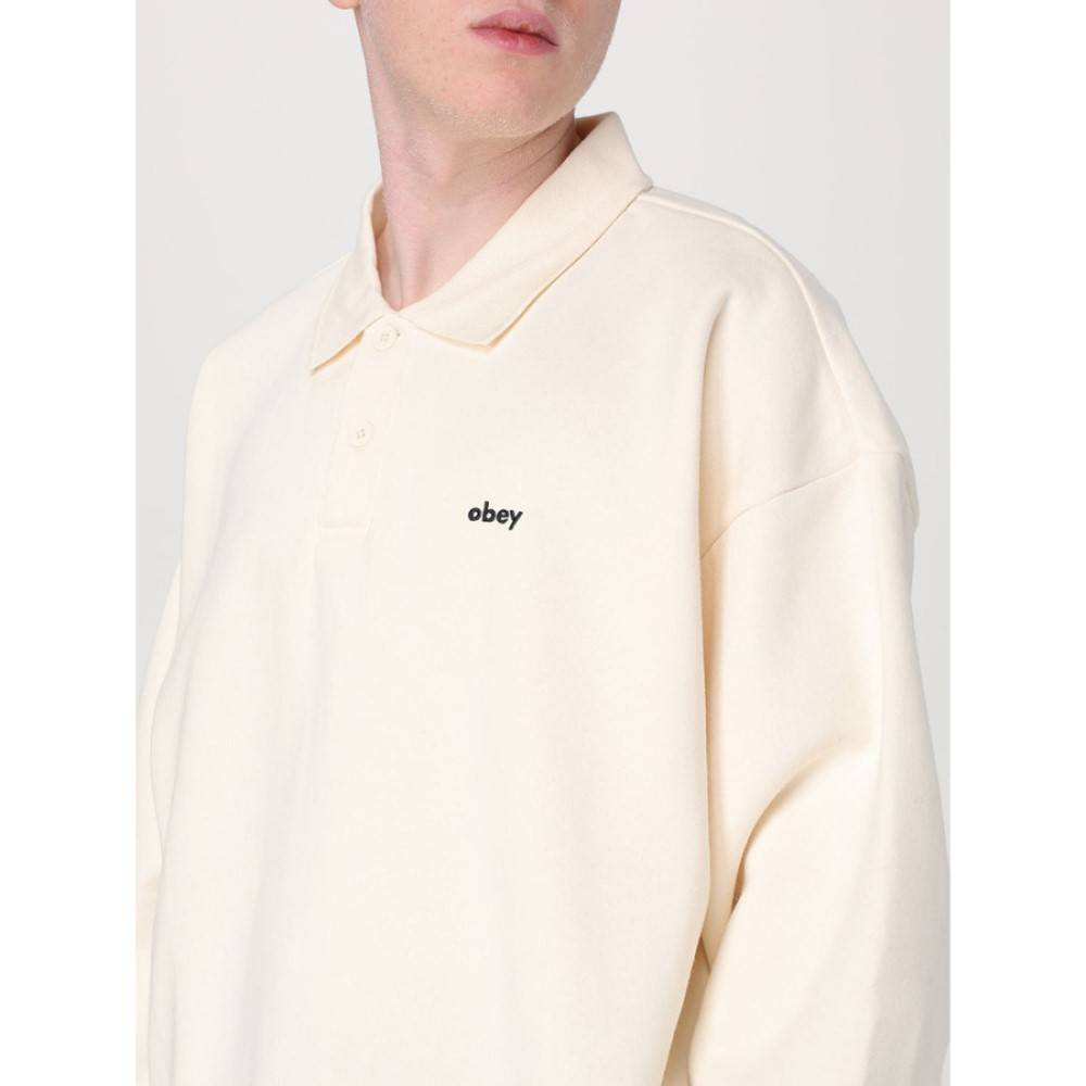 OBEY LOWERCASE FLEECE POLO