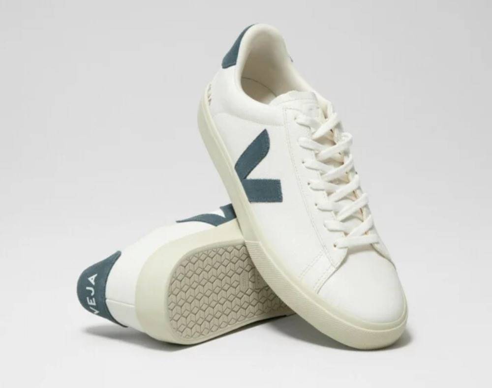 VEJA CAMPO CHROME-FREE LEATHER SNEAKERS