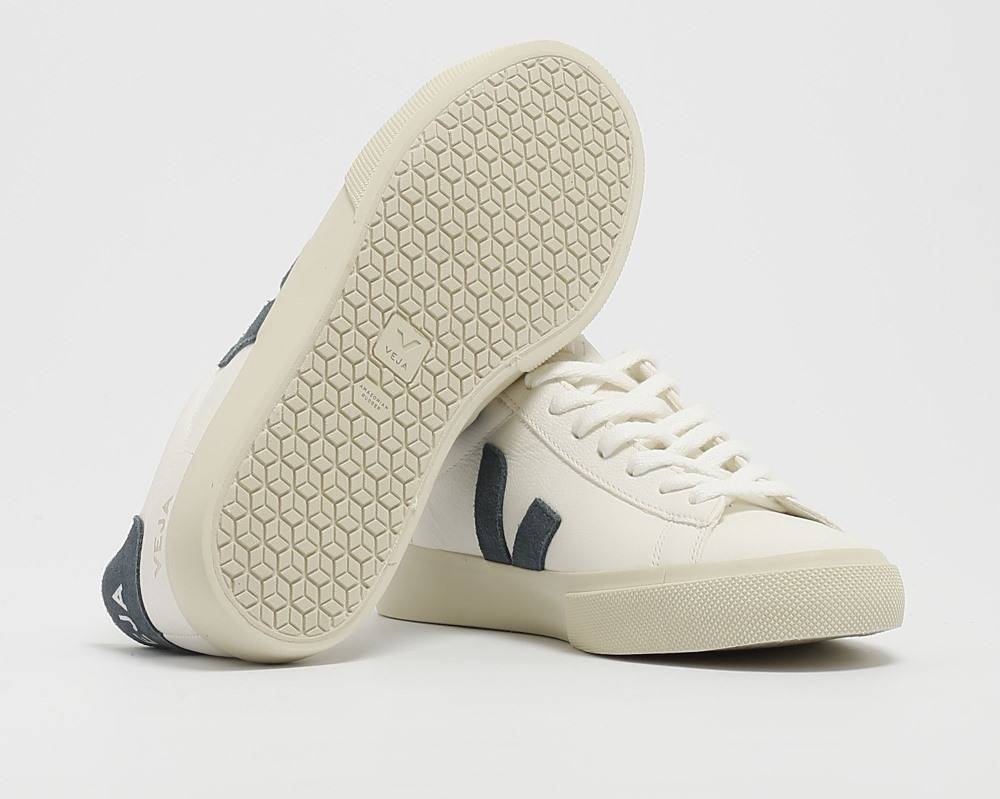 VEJA CAMPO CHROME-FREE LEATHER SNEAKERS