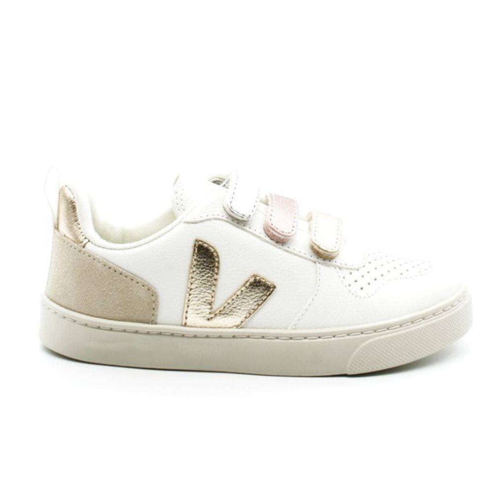 VEJA V-10 CHROME-FREE LEATHER INFANT