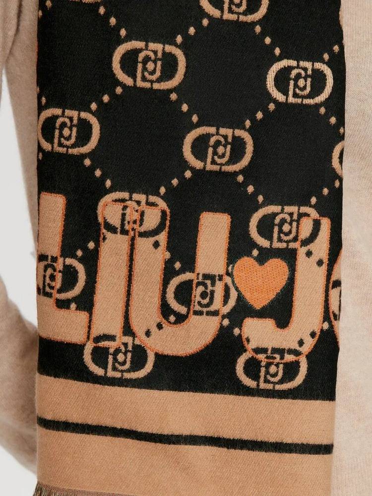 LIU JO JACQUARD COLOR TOUCH SCARF