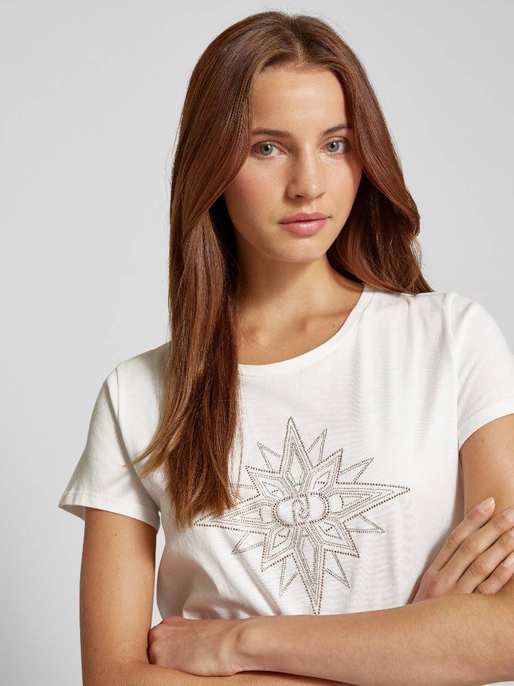 LIU JO EMBELLISHED T-SHIRT