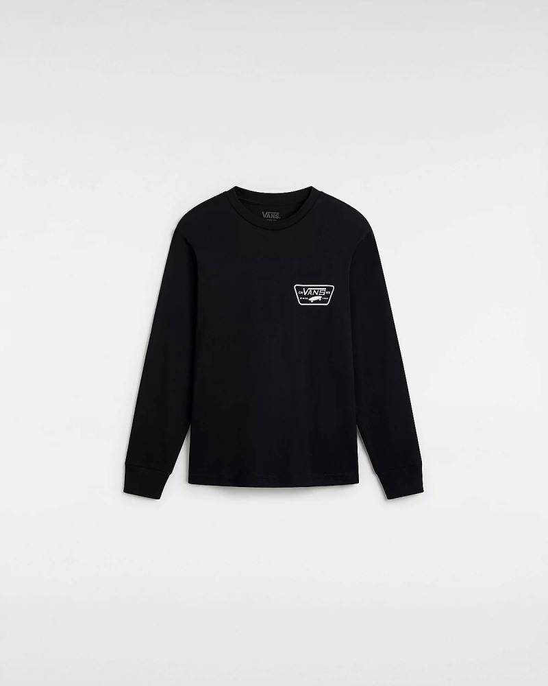 VANS BOYS FULL PATCH BACK LS TOP